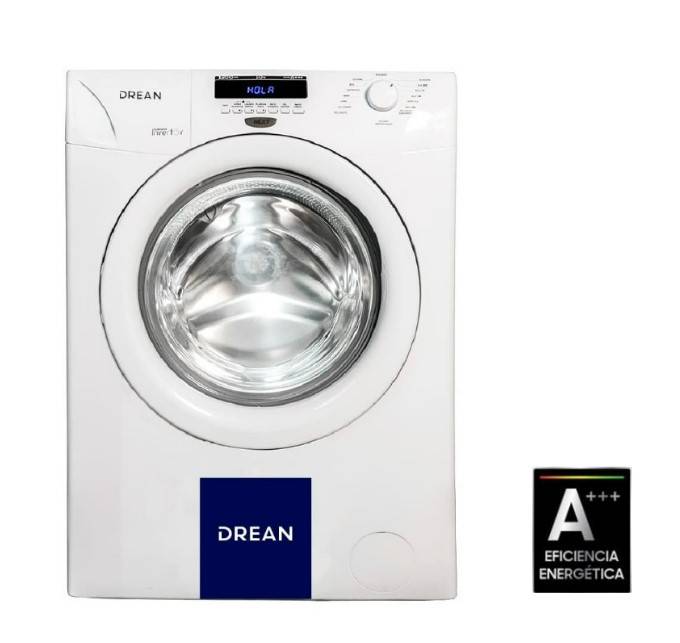 Lavarropa Drean Next Eco 10-12 P 10 Kgs C/Frontal 1200Rpm Inverter Blanco