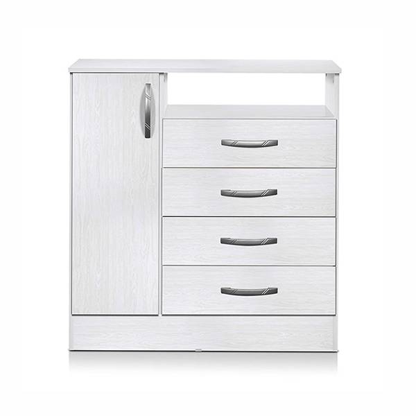 Comoda Ricchezze 4C 1P Blanco Veta