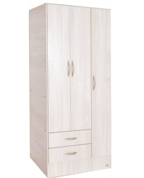 Placard Platinum 185X092X048 3P 2/C 913 Gris Andino