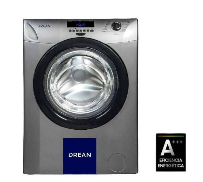 Lavarropa Drean Next Eco 10-12 Pg 10 Kgs (709804028)C/Frontal 1200Rpm Inverter Gris