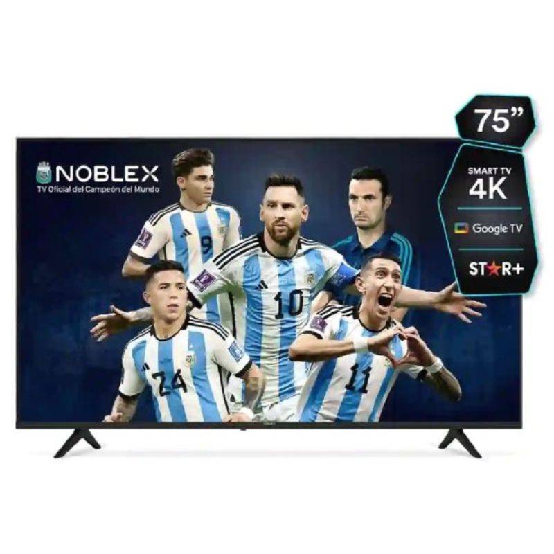 Led Noblex 75 Dk75X7500 Smart 4K Google Tv Sint Digital/Hdmi/Usb/Bluetooth