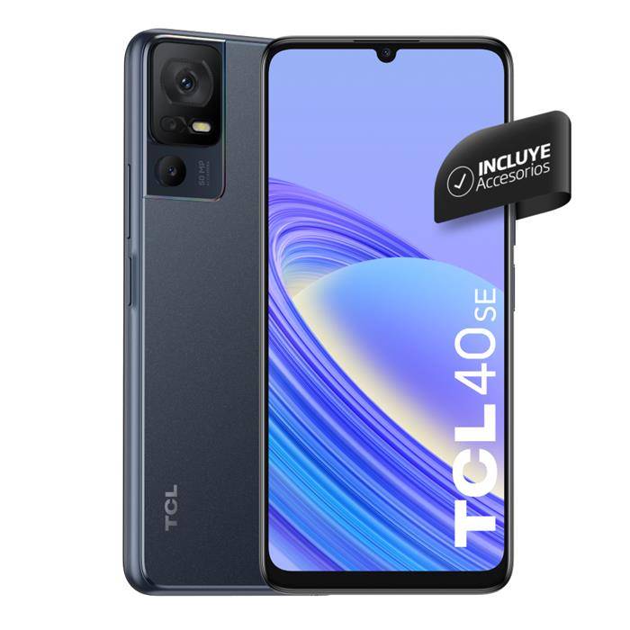 Celular Tcl 40Se (4+128 Gb) Dark Gray Rv Smartphone Libre (33859)
