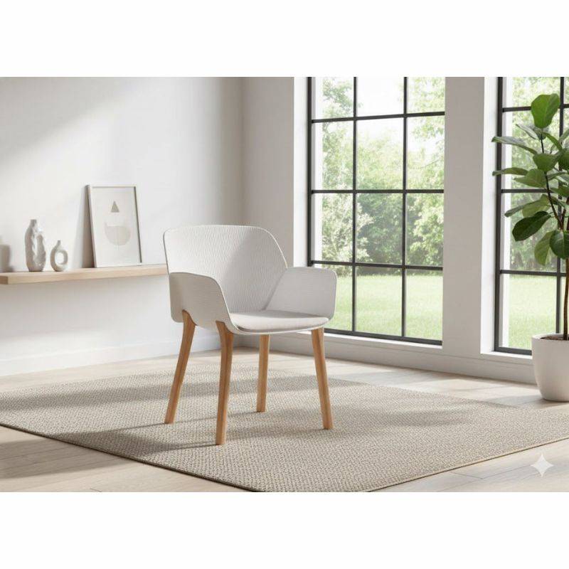 Silla Mad Barulich Mod.flora C/ Blanco