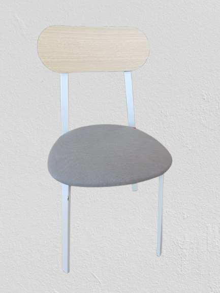 Silla Caño Dielfe Mod. Bolonia Sbo022 Caño Blanco