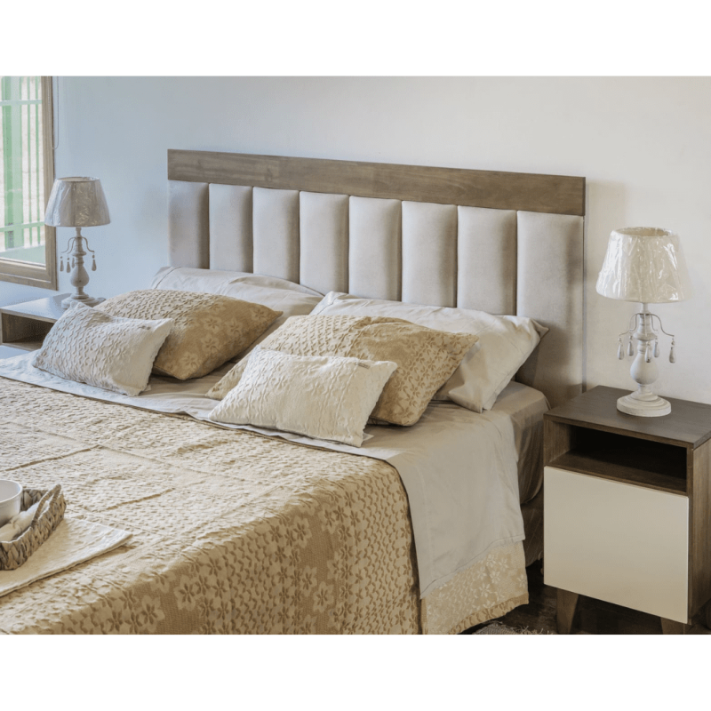 Respaldo Mobilia Nordia 2.00 Cod. 1715 Color Fresno