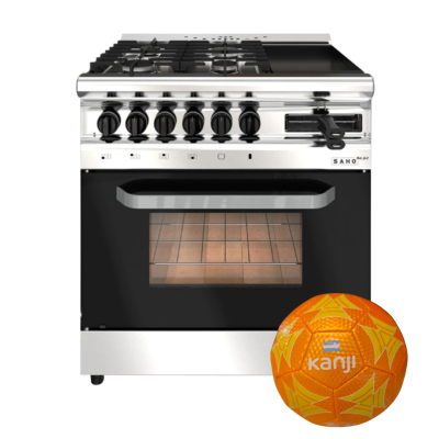Cocina Morelli Kuma Mod. 18380 Pta.vidrio 820X620 Inox + Plancha / Tapa Y Carlitero
