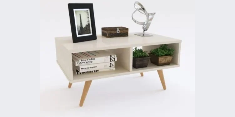 Mesa Ctro Delos Mod. 889  0.80 X 0,50 X 0.40  C. Fineline Crema