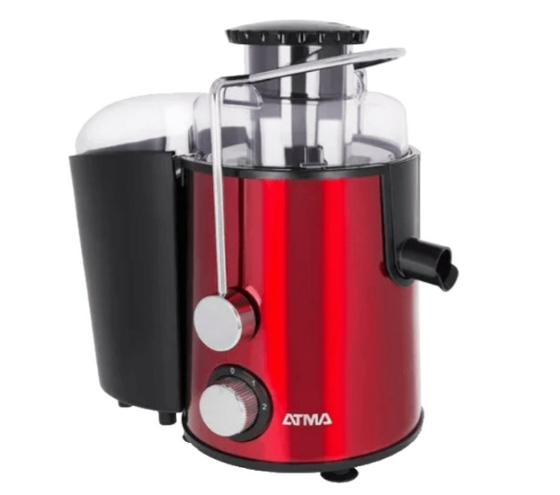 Juguera Atma Juat21Rp 400W 2 Vel. Hoja Y Filtro De Acero Inox Color Roja