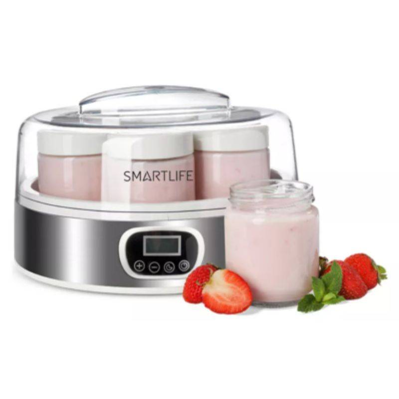 Yogurtera Smartlife Sl-Ym2305 Display Led Con Timer Digital/Incluye 7 Frascos