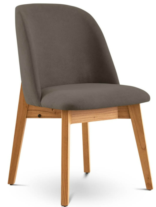 Silla Mad Genoud Mod. Saporo Color Roble Tap. Tela