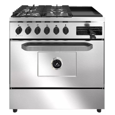 Cocina Morelli Kuma Mod. 18383 Pta. Ciega 820X620 Inox + Plancha / Tapa Y Carlitero