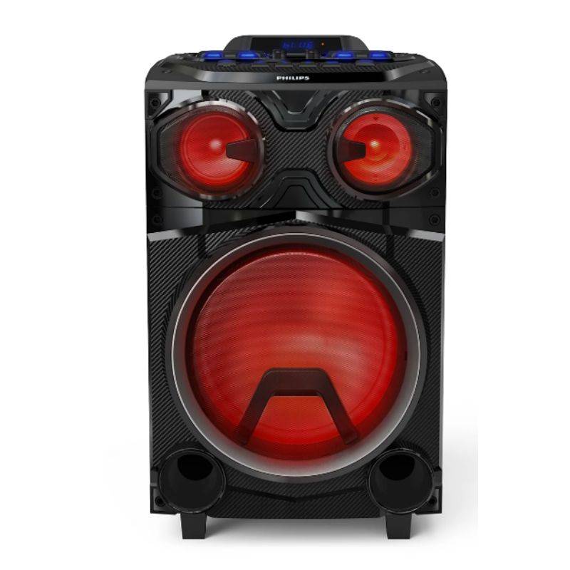 Bafle Philips Tax3305/77N 12 100W Rms Party Speaker Carry On/Bluetooth/Entrada P/ Mic O Guitarra