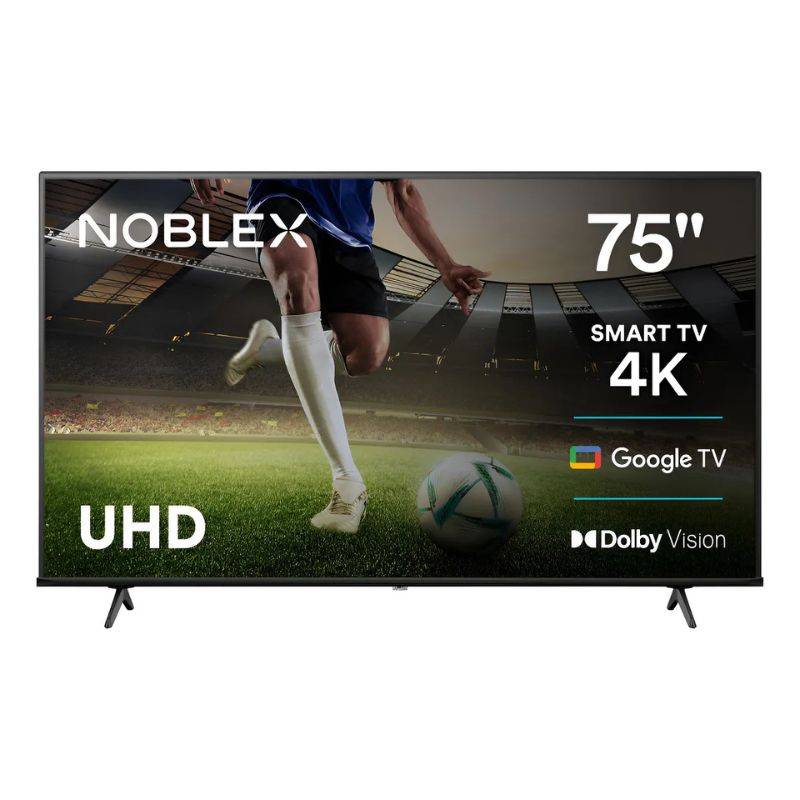 Led Noblex 75 Dv75X8580 Smart 4K Google Tv Sint Digital/Hdmi/Usb/Bluetooth