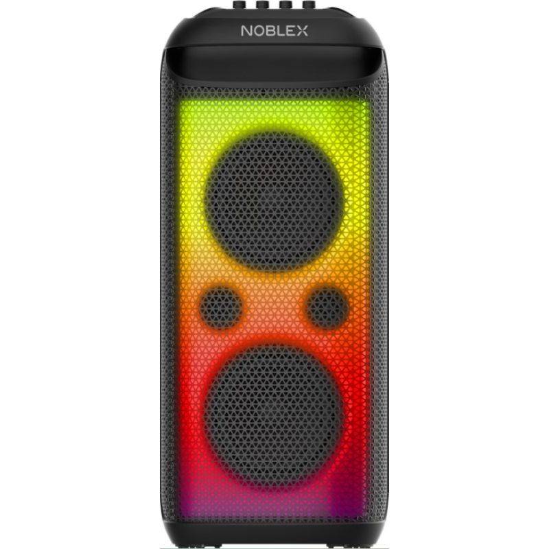 Bafle Noblex Mnx1800 9800W/Aux/Doble Woofer 8/Bat Recarg/Fm