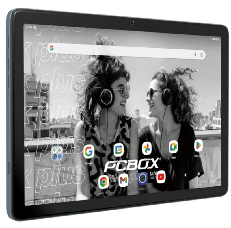 Tablet Pc Pcbox 10 Pcb-T106 Quick+ 10.1Ips 1280*800/4Gb+64Gb/Android 14/Wifi Gnu
