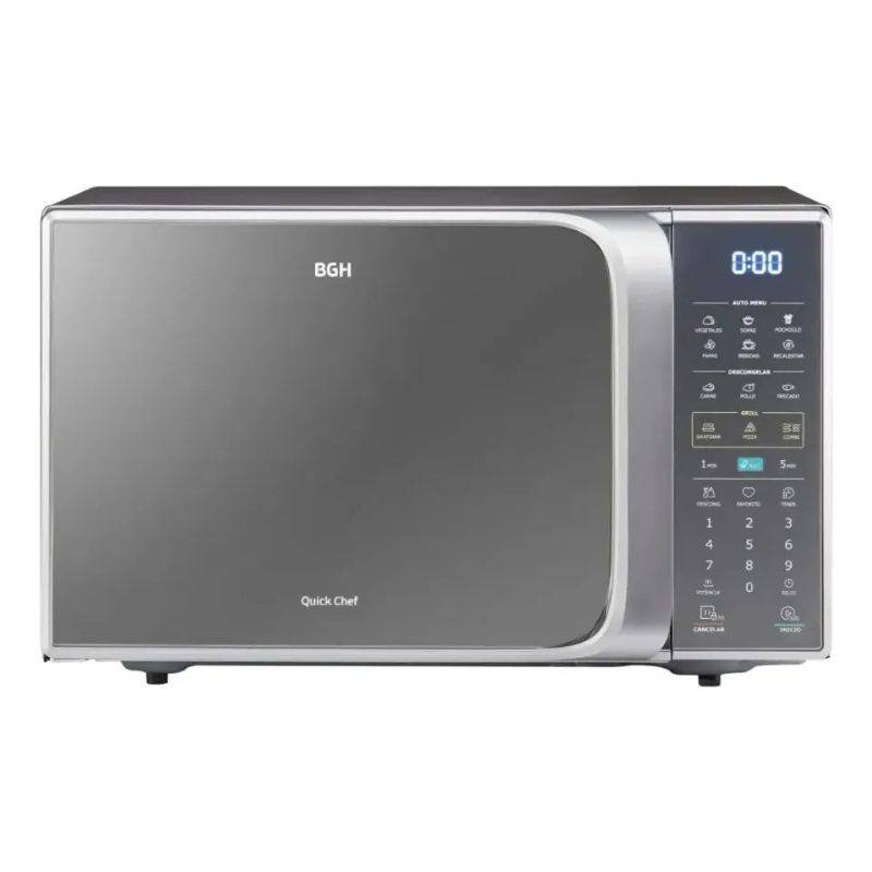 Microonda Bgh B223Ds20I 23Lts Digital Eco Silver  C/Grill Pih049510