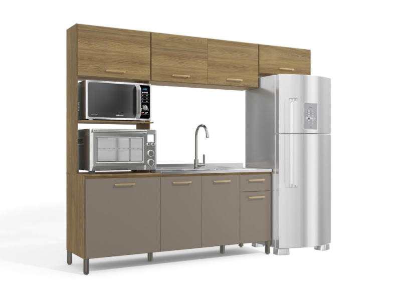 Conjunto Cocina Kappesberg Cod. Fca L780-A Color Nog/Fendy