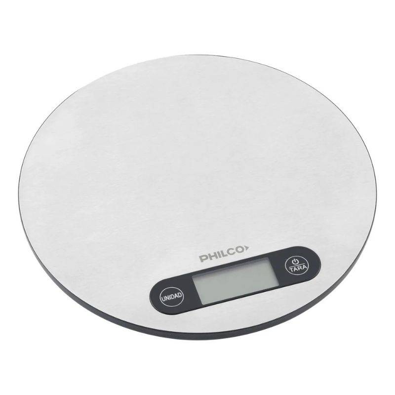 Balanza Cocina Philco Bc24B1Pp Lcd Digital Tactil Pesa 1 A 3Kg.
