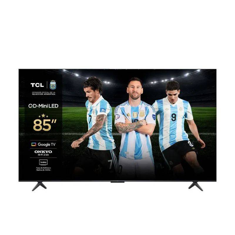 Led Tcl 85 85C6K-F Smart 4K Mini Led Google Tv Rv Hdmi/Usb/Sint Dig/Bluetooth/Voice Control