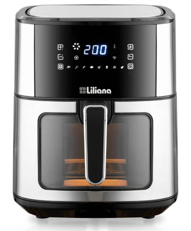 Freidora Liliana Af965 Digifry Airfryer S/Aceite 6.5 Litros/1700W/Visor