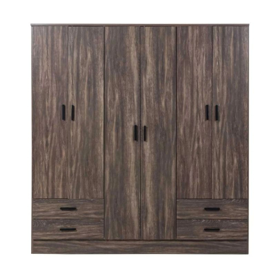 Placard Ricchezze 182X169X47 6P 4C Tana Piu C/Moccha