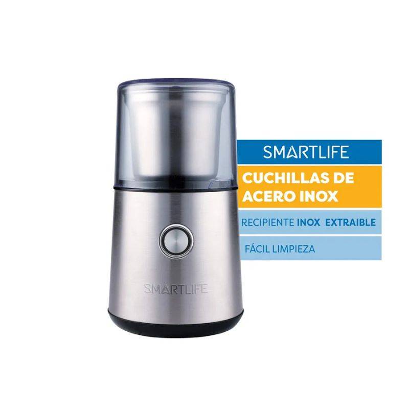 Molinillo Smartlife Sl-Sg9701 De Semillas Y Granos Capacidad 85 Gr