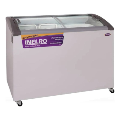 Freezer Inelro Mod. Fih -400 Pi Plus Tapa Vidrio 392 Litros