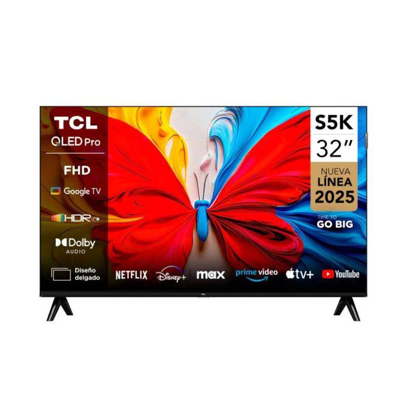 Led Tcl 32 32S5K-F Smart Qled Google Tv Full Hd Hdmi/Usb (32928)