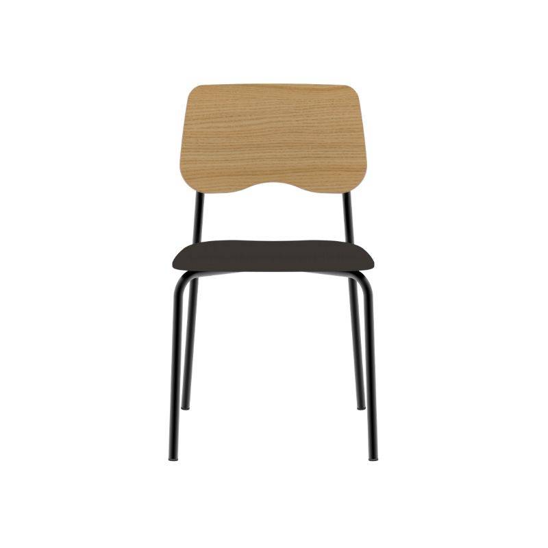 Silla Caño Dielfe Mod. Roma Scr023 Caño Negro