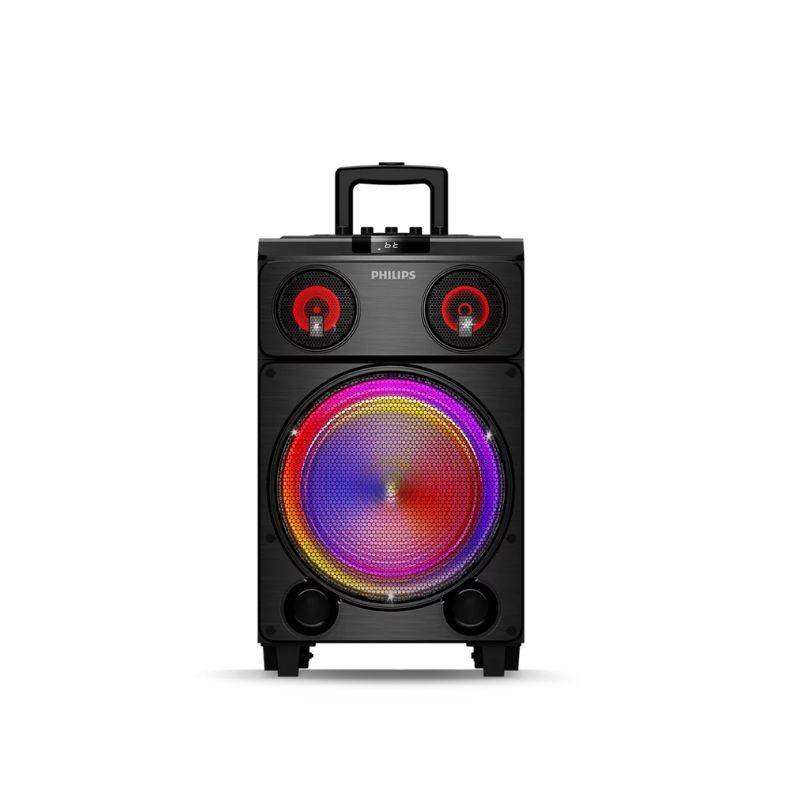 Bafle Philips Tax5309/77 12 100W Rms Party Speaker Carry On/Bluetooth/Entrada Mic Y Guitarra/Bat