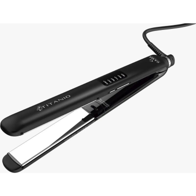 Plancha Cabello Gama Cp14 Led 4D Titanio Therapy/Patines 30X120Mm/230° Cod:49311